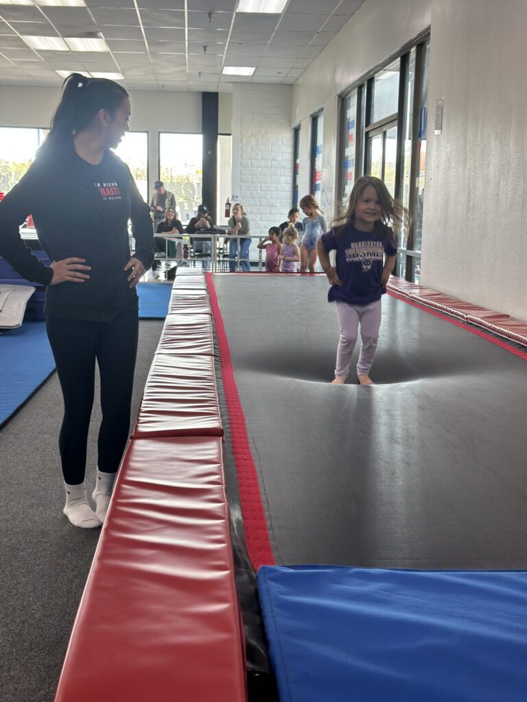 Kids enjoying activities at GForce gymnastic camps